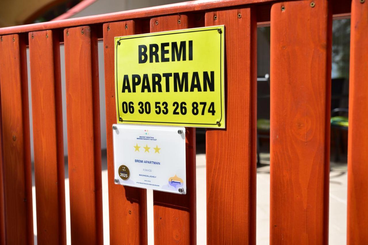 Bremi Apartman Fonyodliget Extérieur photo